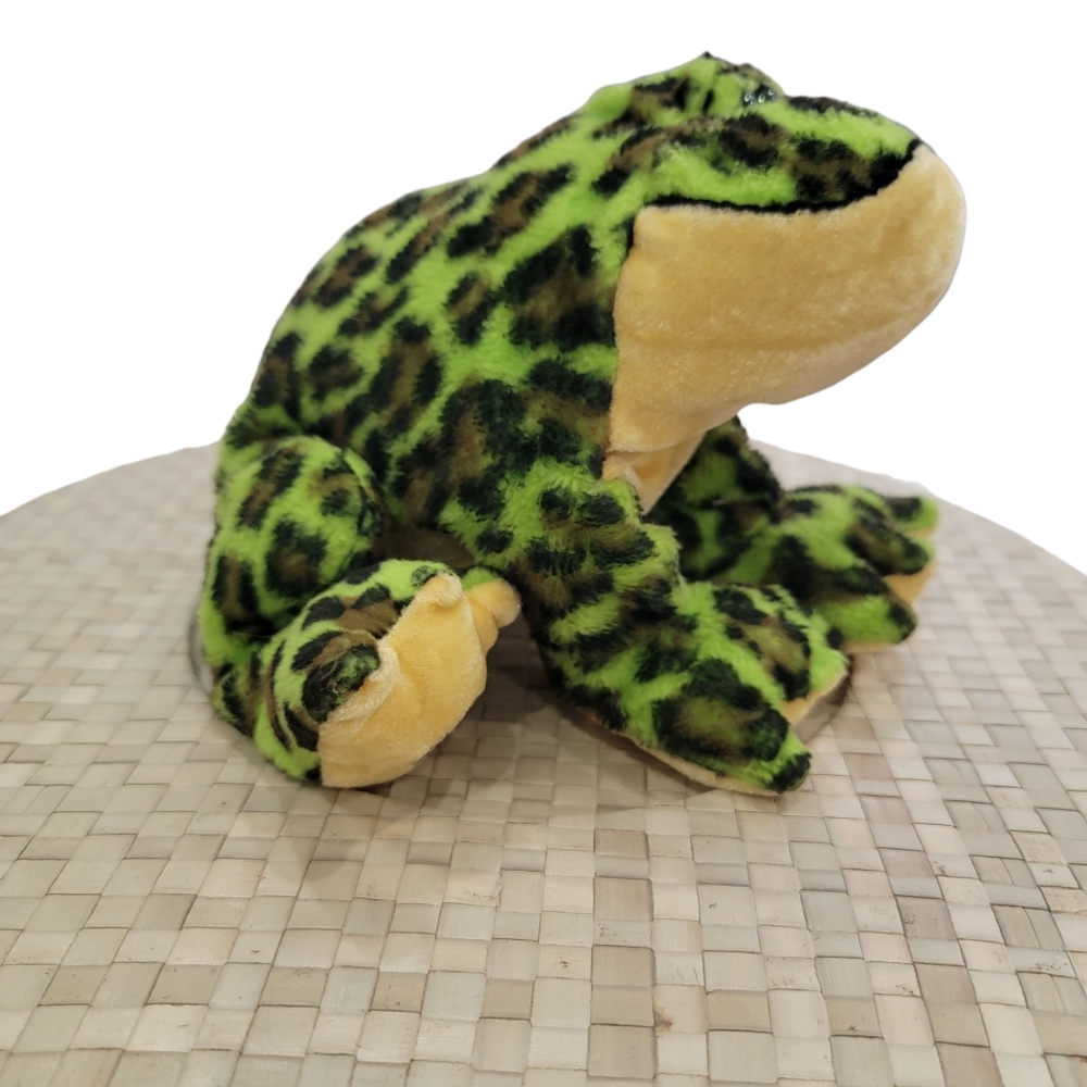 Ganz Webkinz Bullfrog (HM114) Plush Stuffed Toy Animal Spotted Green Yel… - Picture 3 of 17